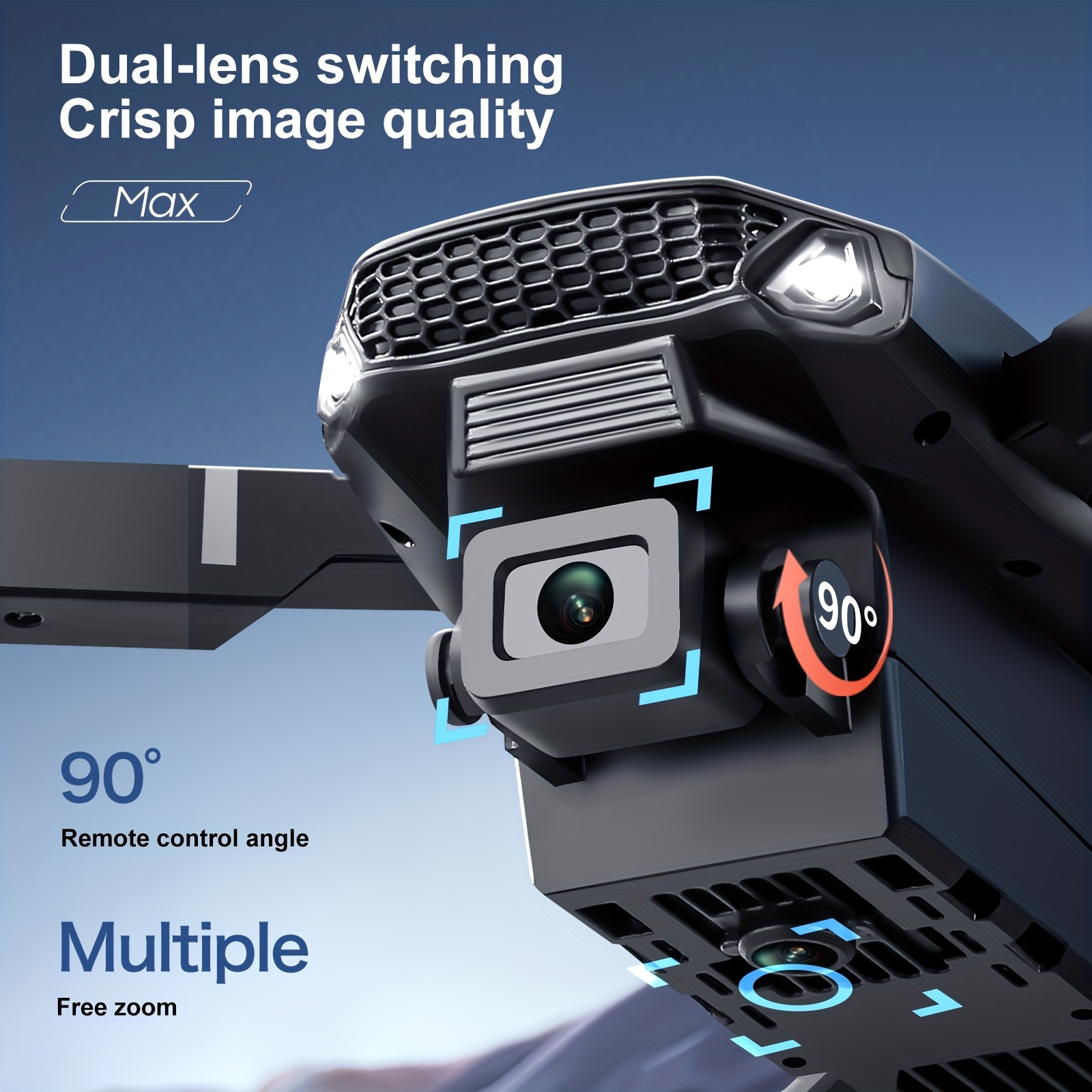 Ulepszony, składany dron E88 P – Drone Camera Hd recenzja i cena