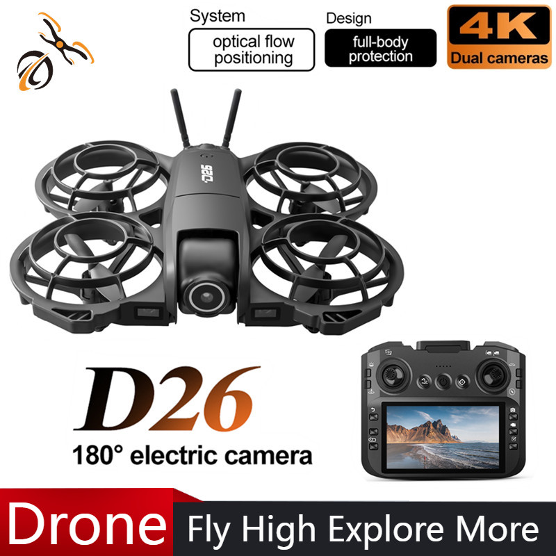 Dron D26 4K Aerial HD 180 °    – Drone Camera Hd recenzja i cena